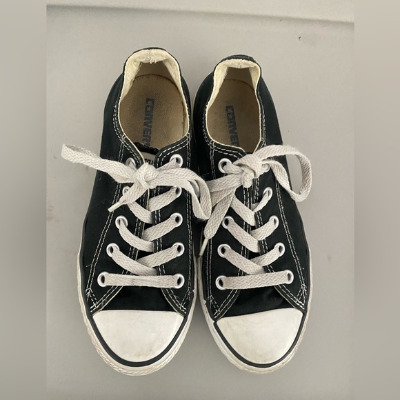 All Star Converse Black Kids Shoes Size  13.5 - Picture 5 of 6